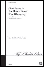 Lo How a Rose Ever Blooming SAB choral sheet music cover